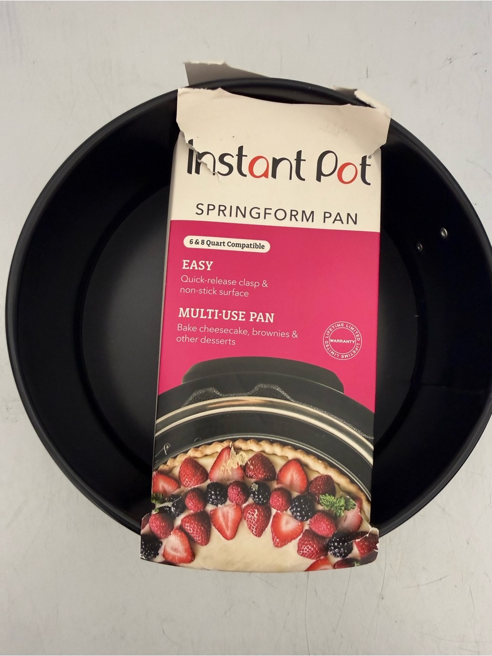 Instant Pot Springform Pan - Nonstick Multi-Use Baking Pan
